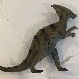 Parasaurolophus  Dino plastic toy kids Jurassic park world made in China EUC 13”